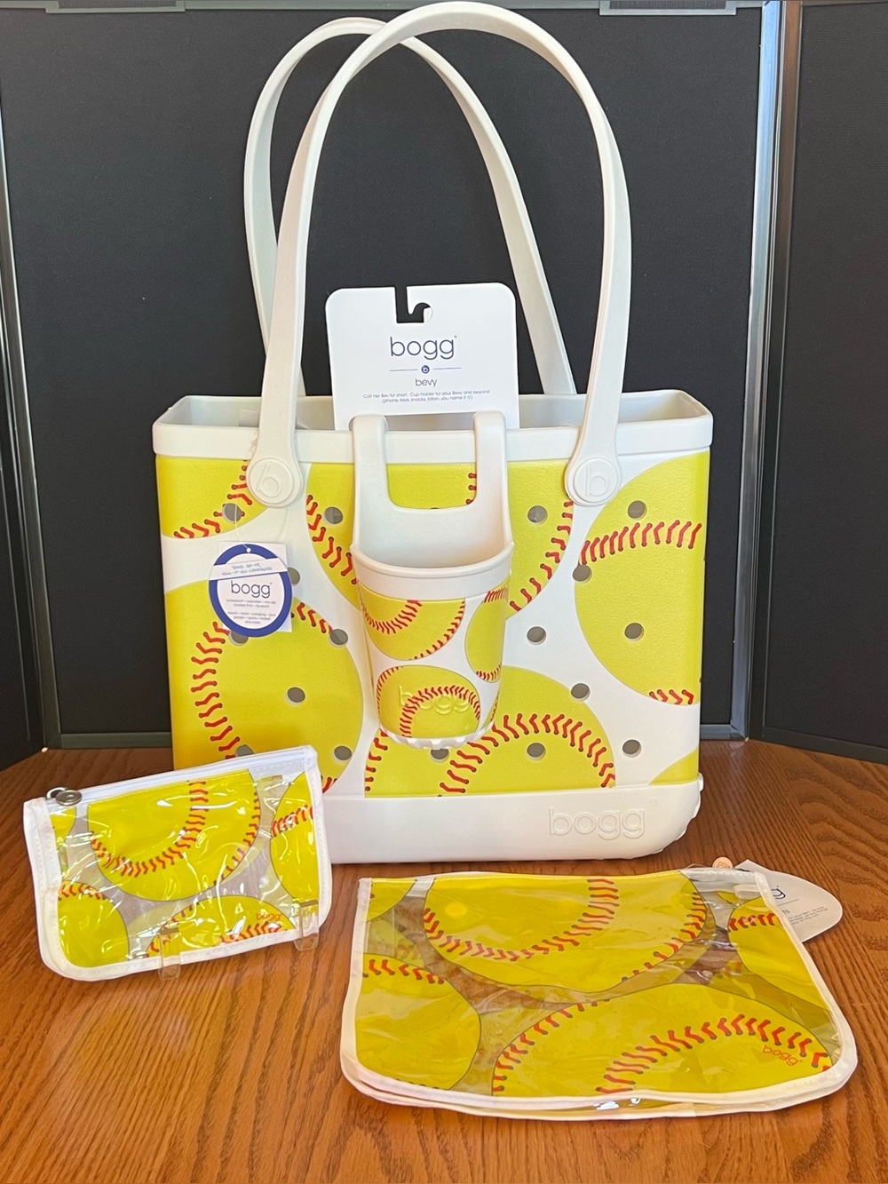 Baby Bogg Softball Bag, Bevy Cup Holder & 2-Piece Insert (4-Piece Matching Set)